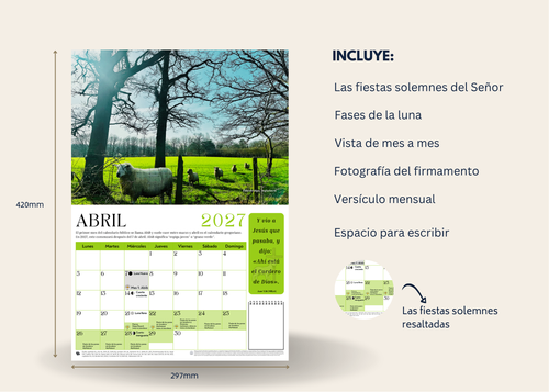 Resérvalo ahora - Calendario Biblico Rakiah 2027-2028