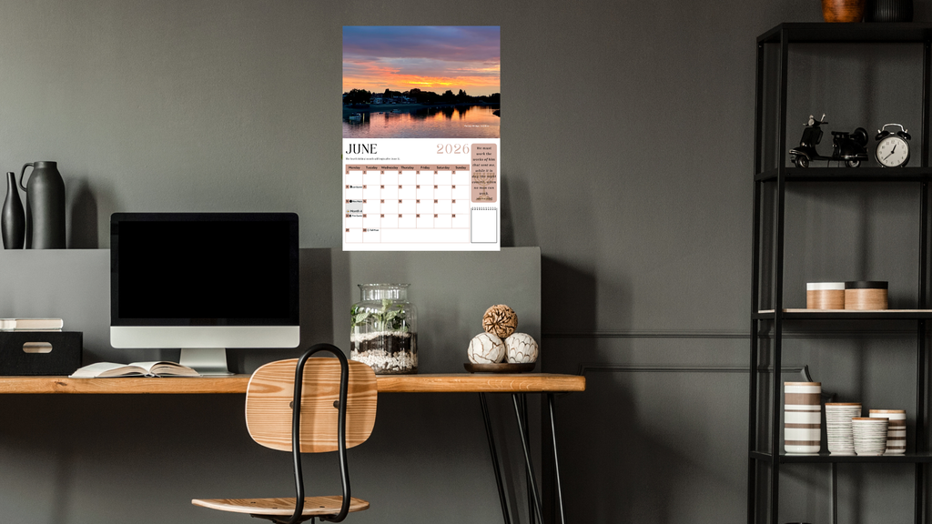 Rakiah Biblical Wall Calendar 2026–2027, The feasts of the LORD, Inspirational Photography & Monthly Scripture Verses